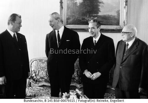 Bundeskanzler Kiesinger in Italien 1968