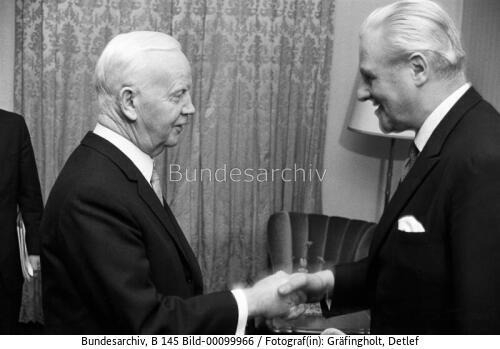 Norwegischer AM Lyng in Bonn 1968
