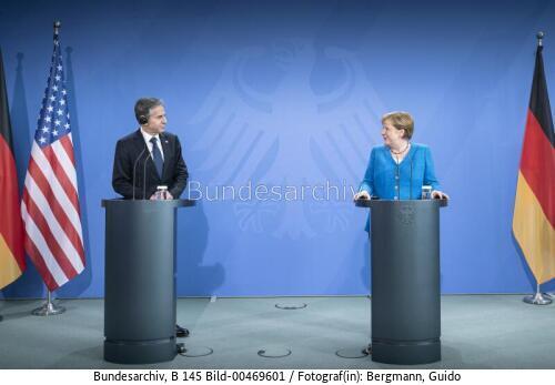 Amerikanischer Außenminister Antony Blinken in Berlin 2021