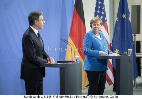 Amerikanischer Außenminister Antony Blinken in Berlin 2021