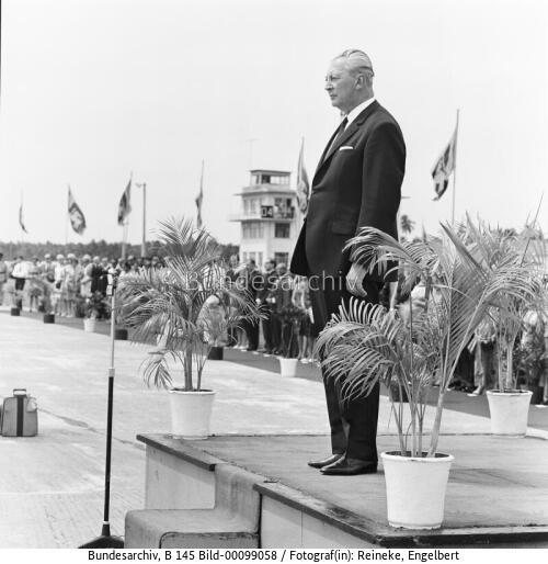 Bundeskanzler Kiesinger in Ceylon 1967 / Asienreise