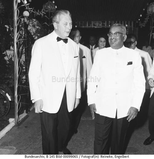 Bundeskanzler Kiesinger in Ceylon 1967 / Asienreise