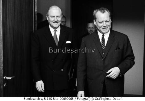 Norwegischer AM Lyng in Bonn 1968