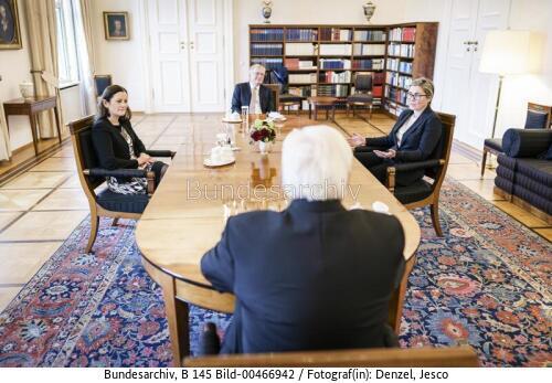 Bundespräsident Steinmeier: Gespräch mit Parteivorsitzenden Die Linke 2021