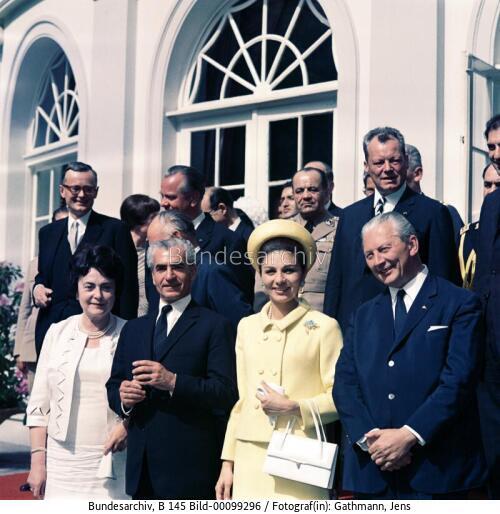Schah von Iran Reza Pahlevi in Bad Godesberg 1967