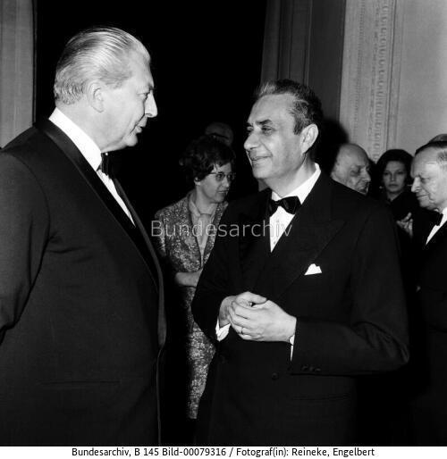 Bundeskanzler Kiesinger in Italien 1968