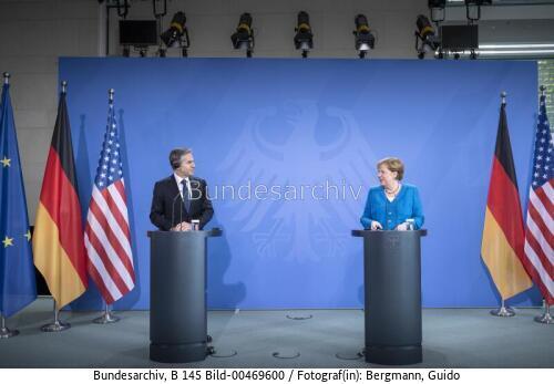 Amerikanischer Außenminister Antony Blinken in Berlin 2021