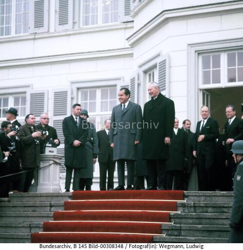 US-Präsident Richard Nixon in Bonn 1969