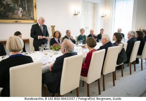 Bundespräsident Frank-Walter Steinmeier: Mittagessen zu Ehren von Cees Nooteboom 2019