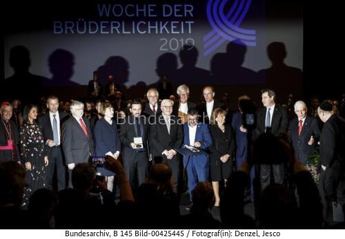 Bundespräsident Frank-Walter Steinmeier bei der Eröffnungsfeier der "Woche der Brüderlichkeit" 2019