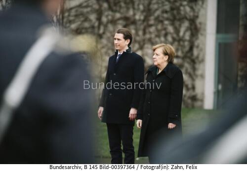 Österreichischer Bundeskanzler Sebastian Kurz in Berlin 2018