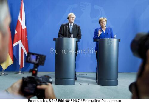 Britischer Premierminister Boris Johnson in Berlin 2019