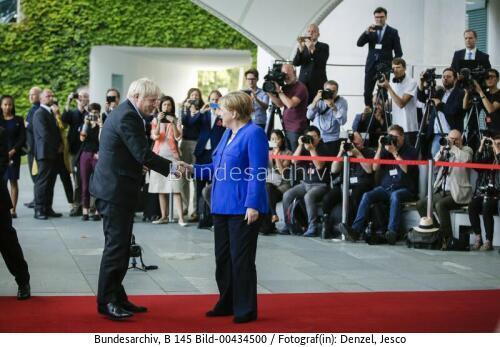 Britischer Premierminister Boris Johnson in Berlin 2019