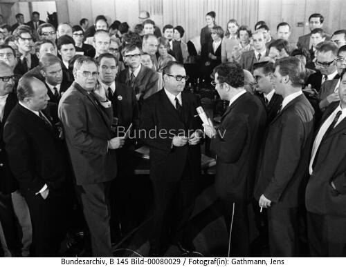 Bundestagswahl 1969 / Interview mit SPD-Bundesgeschäftsführer Wischnewski