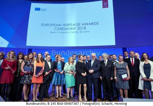 Bundespräsident Frank-Walter Steinmeier: Verleihung des Kulturerbepreises der EU 2018