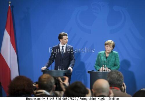 Österreichischer Bundeskanzler Sebastian Kurz in Berlin 2018