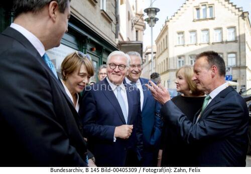Bundespräsident Frank-Walter Steinmeier in Fürth 2018