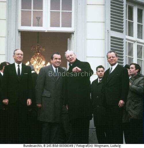 US-Präsident Richard Nixon in Bonn 1969