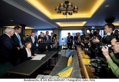 Bundespräsident Frank-Walter Steinmeier in Fürth 2018