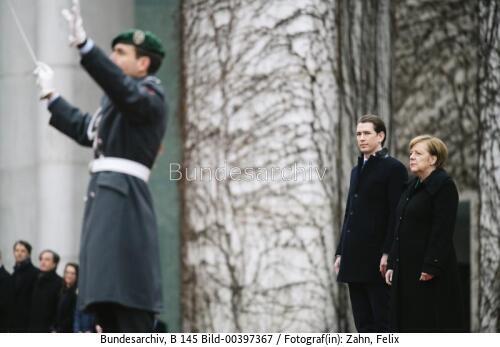 Österreichischer Bundeskanzler Sebastian Kurz in Berlin 2018