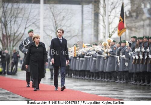 Österreichischer Bundeskanzler Sebastian Kurz in Berlin 2018