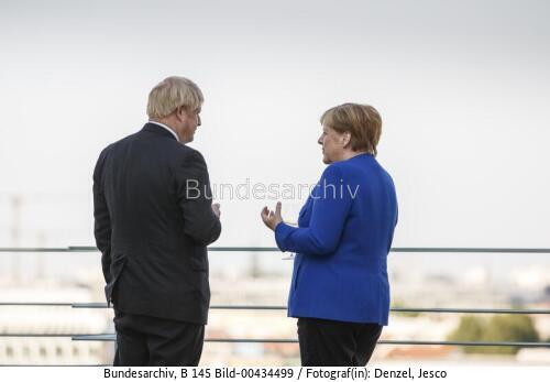 Britischer Premierminister Boris Johnson in Berlin 2019