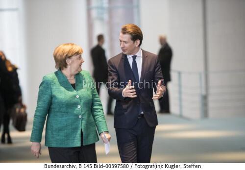 Österreichischer Bundeskanzler Sebastian Kurz in Berlin 2018