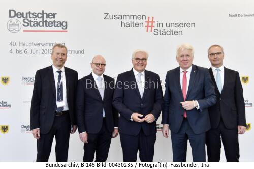 Bundespräsdident Steinmeier beim Deutschern Städtetag 2019