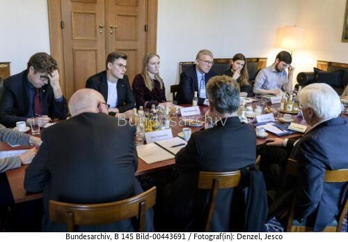 Bundespräsident Steinmeier: Gespräch mit Vertretern von Fridays for Future, Scientists for Future sowie aus Sozialwissenschaft und Politik 2020