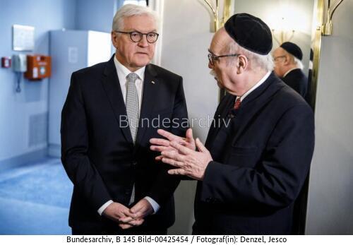 Bundespräsident Frank-Walter Steinmeier und Andreas Nachama 2019