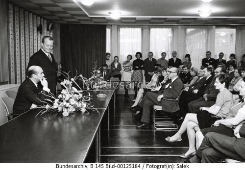 Bundeskanzler Brandt: Antrittsbesuch im BPA 1969