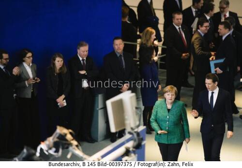 Österreichischer Bundeskanzler Sebastian Kurz in Berlin 2018