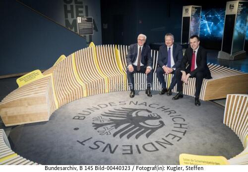 Bundespräsident Frank-Walter Steinmeier: Antrittsbesuch beim Bundesnachrichtendienst (BND) 2019