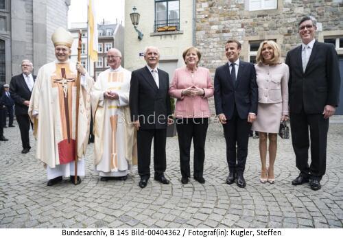 Französischer Präsident Emmanuel Macron in Aachen 2018