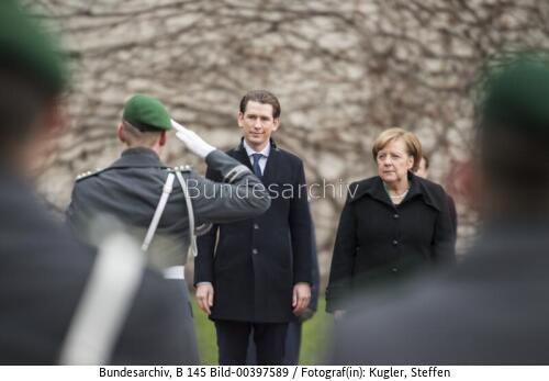Österreichischer Bundeskanzler Sebastian Kurz in Berlin 2018