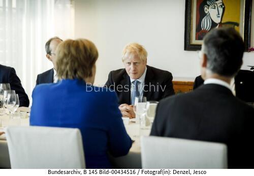 Britischer Premierminister Boris Johnson in Berlin 2019