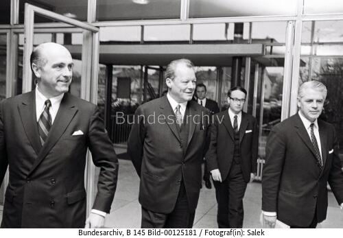 Bundeskanzler Brandt: Antrittsbesuch im BPA 1969