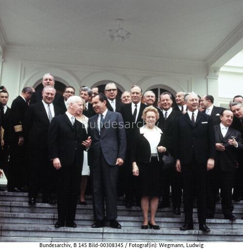 US-Präsident Richard Nixon in Bonn 1969