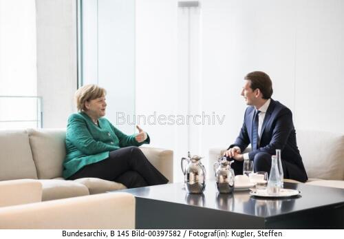 Österreichischer Bundeskanzler Sebastian Kurz in Berlin 2018