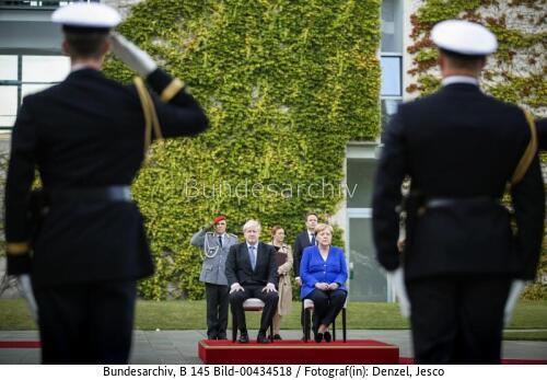 Britischer Premierminister Boris Johnson in Berlin 2019
