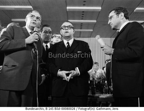 Bundestagswahl 1969 / Interview mit SPD-Bundesgeschäftsführer Wischnewski