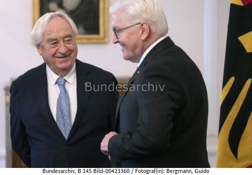 Bundespräsident Frank-Walter Steinmeier und Cees Nooteboom 2019