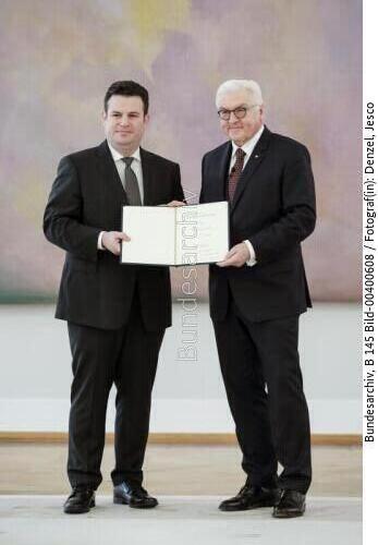 Ernennung von BM Hubertus Heil 2018