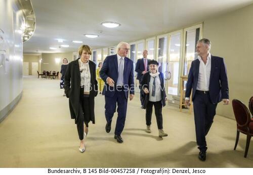 Bundespräsident Steinmeier bei der Komödie am Kurfürstendamm 2020