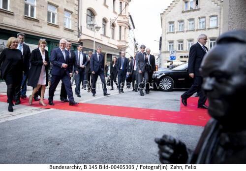 Bundespräsident Frank-Walter Steinmeier in Fürth 2018