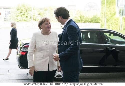 Österreichischer Bundeskanzler Sebastian Kurz in Berlin 2018