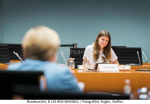 Bundeskanzlerin Angela Merkel und Luisa Neubauer 2020