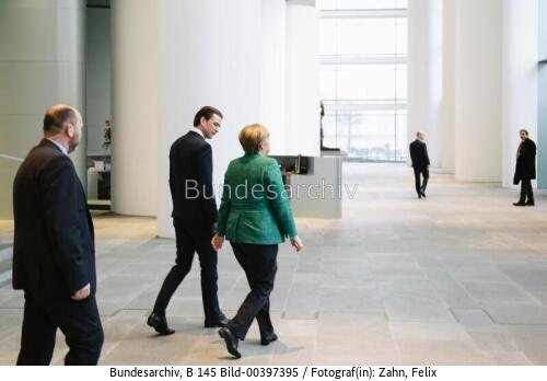 Österreichischer Bundeskanzler Sebastian Kurz in Berlin 2018