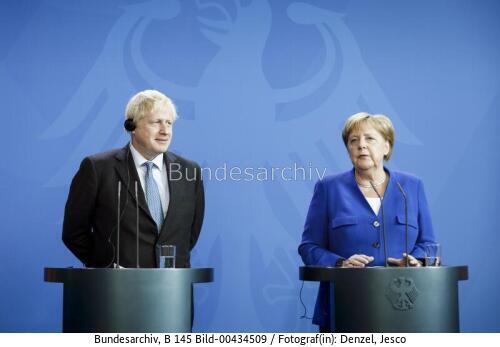 Britischer Premierminister Boris Johnson in Berlin 2019