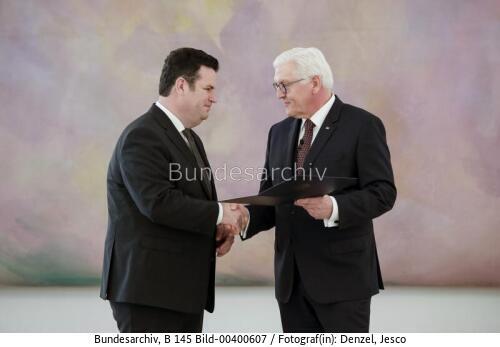 Ernennung von BM Hubertus Heil 2018